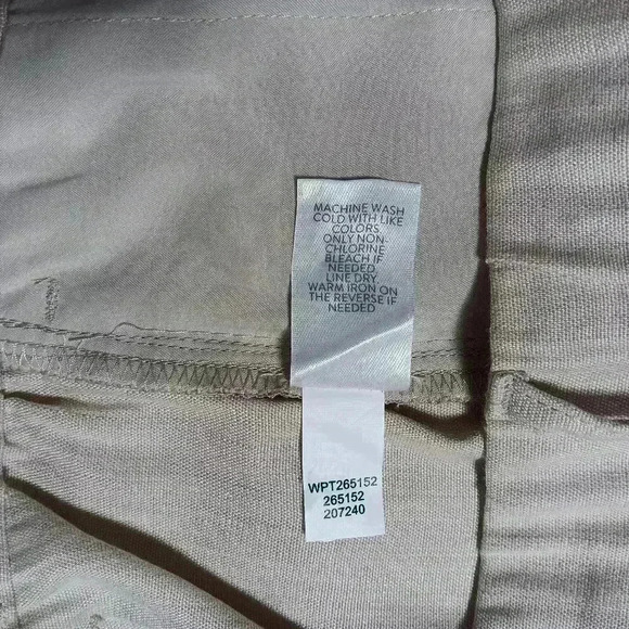 J.Jill Linen/ rayon  blend Capris. Ladies size M Petite - Picture 6 of 8